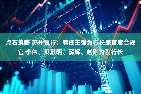 点石策略 苏州银行：聘任王强为行长兼首席合规官 李伟、贝灏明、薛辉、赵刚为副行长